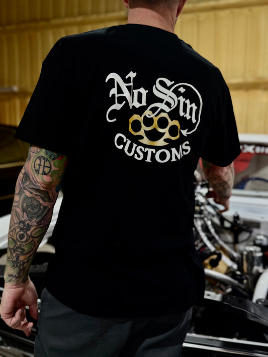 “No Sin Customs” Gilden T-Shirt