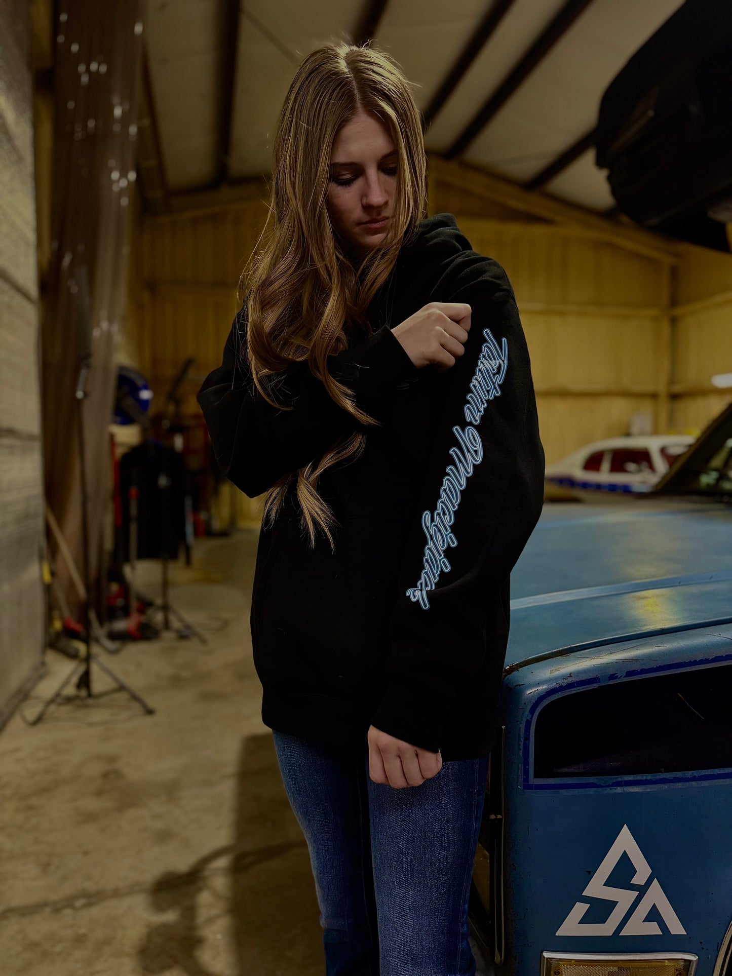 C10 Rooster Hoodie Black