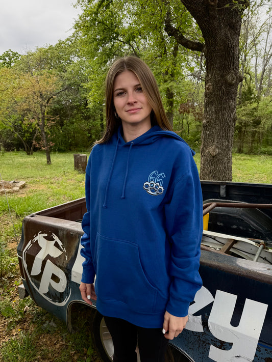 C10 Rooster Hoodie Blue