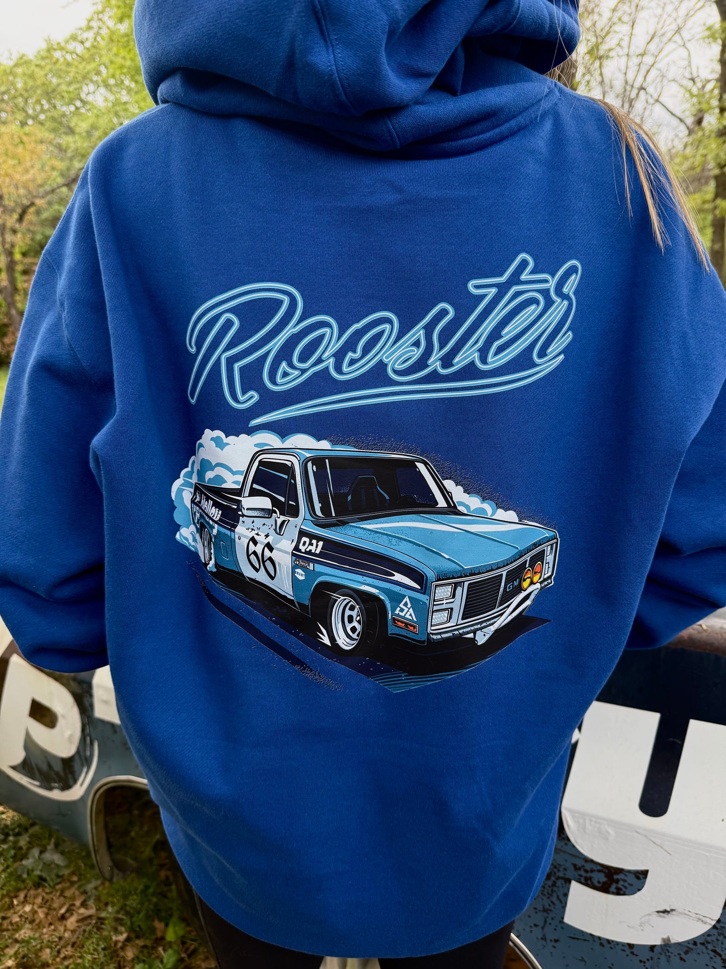 C10 Rooster Hoodie Blue